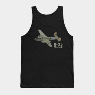 B-25 Mitchell WW2 Medium Bomber Tank Top